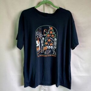 Tis The Season to Be Creepy Funny Men's Shirt sz L